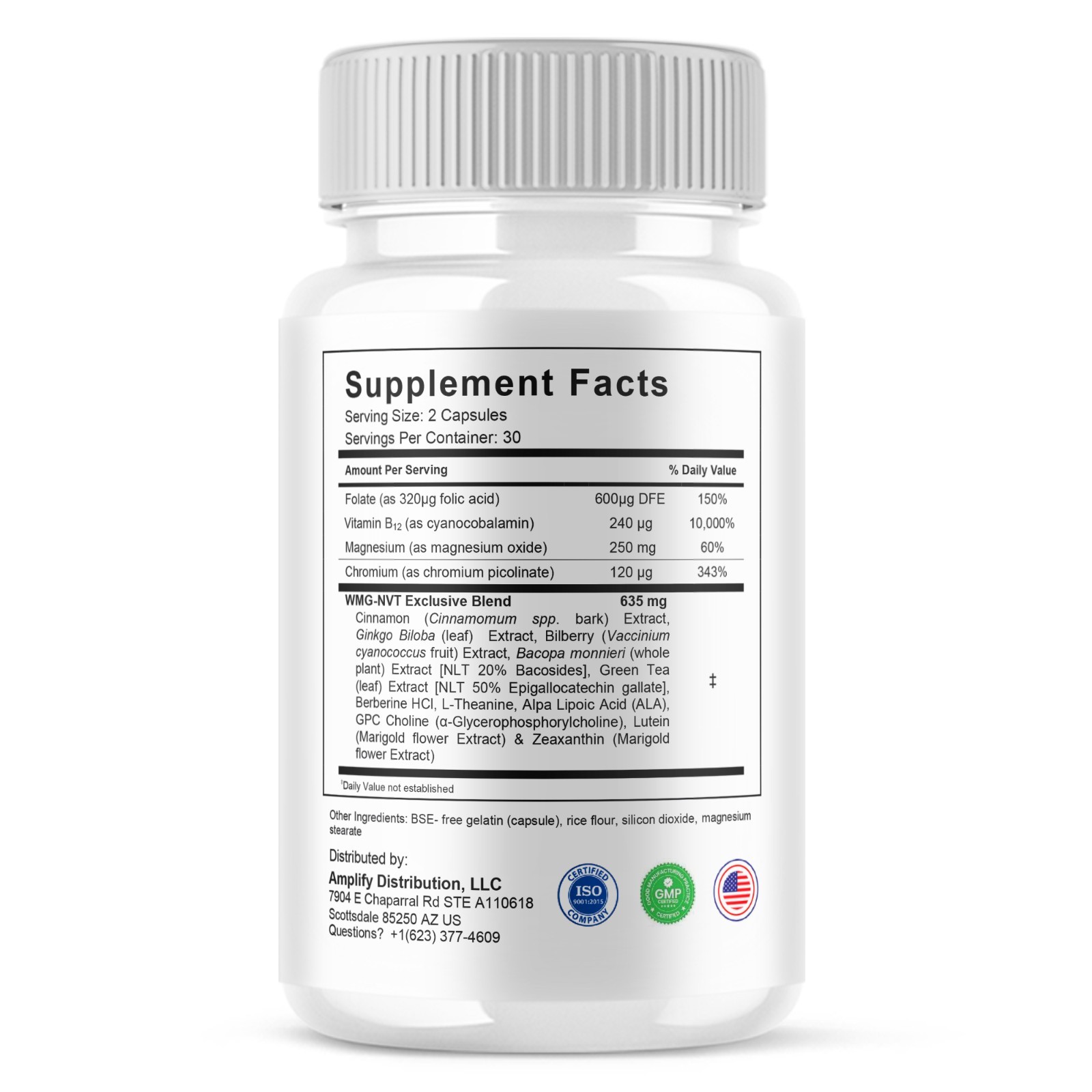 Clarity Max Capsules, ClarityMax Memory & Focus Support (60 Capsules)