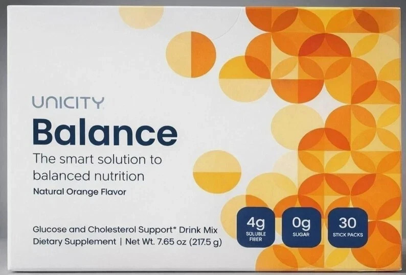 Unicity Balance 30 Packets/Stick Packs Orange Exp 08/ 2028