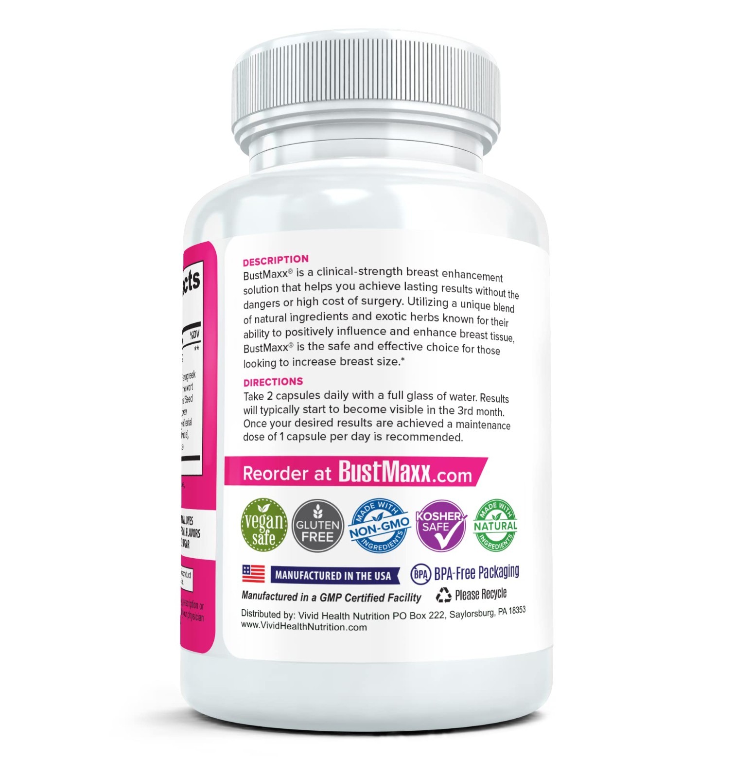 BustMaxx #1 Most Trusted All=Natural Breast Enlargement & Enhancement Supplement