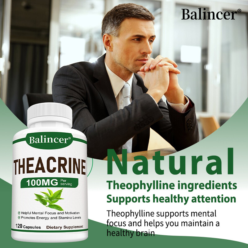Theacrine Supplement 100g – Helpful Mental Focus and Motivation 30 To 120 Caps