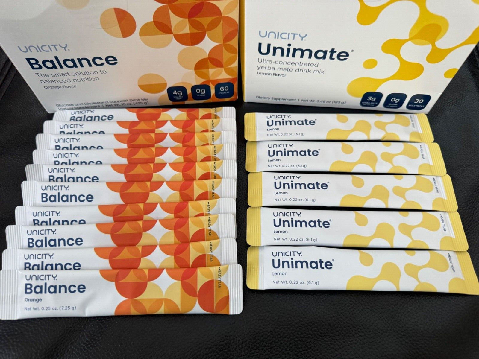 Unicity Feel Great Combo – Balance 10 packs and Unimate Lemon 5 packs *Exp 2026