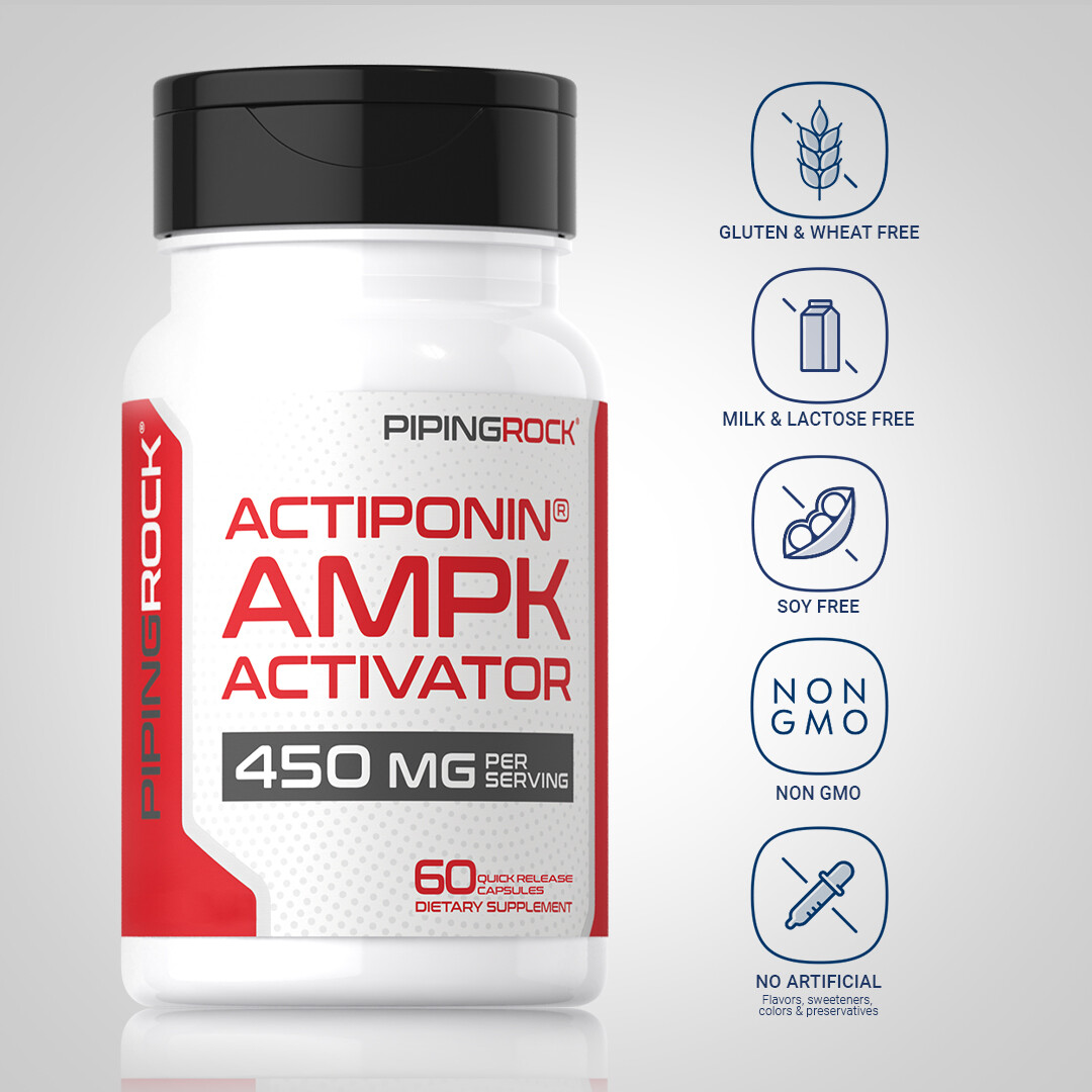 AMPK Metabolic Activator 450 mg | 60 Capsules | Gynostemma | by Piping Rock
