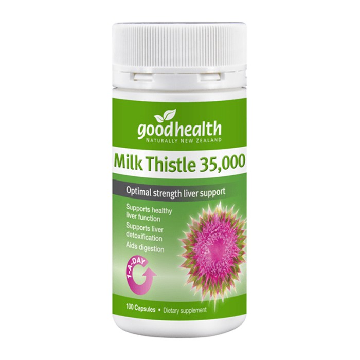 Milk Thistle 35,000mg – Liver & Digestive Support (100 Capsules) – 5 Pack