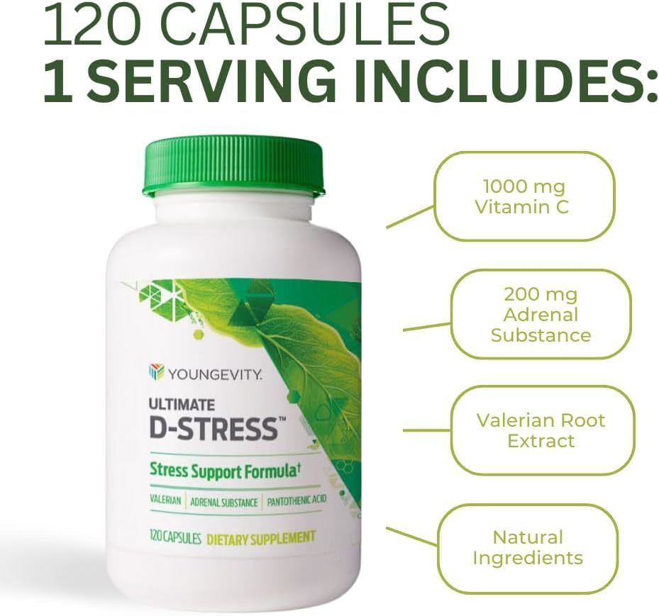 Youngevity SUPRALIFE D Stress – 120 Capsules