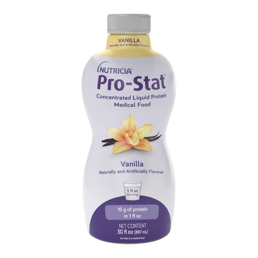 Pro-Stat Sugar-Free Protein Supplement Vanilla 30oz Bottle 100 Calories, 6 Count