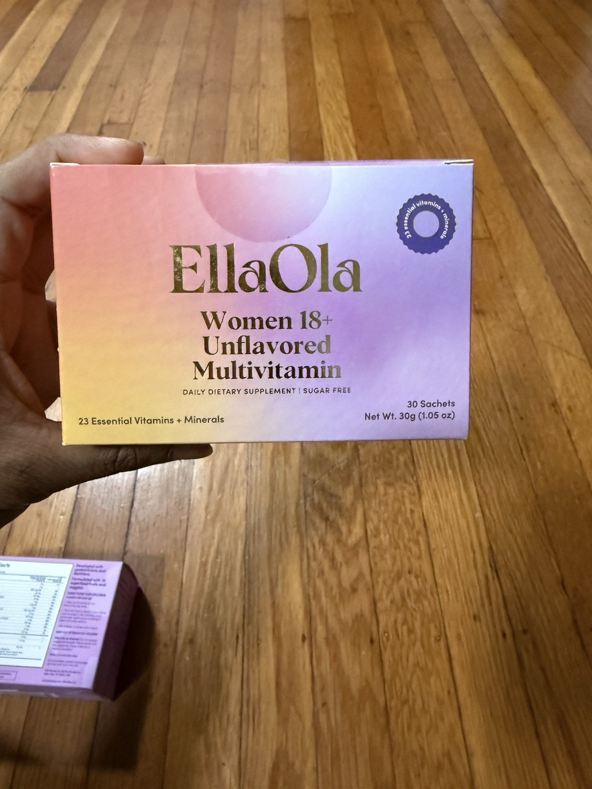 3x EllaOla Unflavored Multivitamin Powder Sugar Free Vegan Gluten-Free Non-GMO30