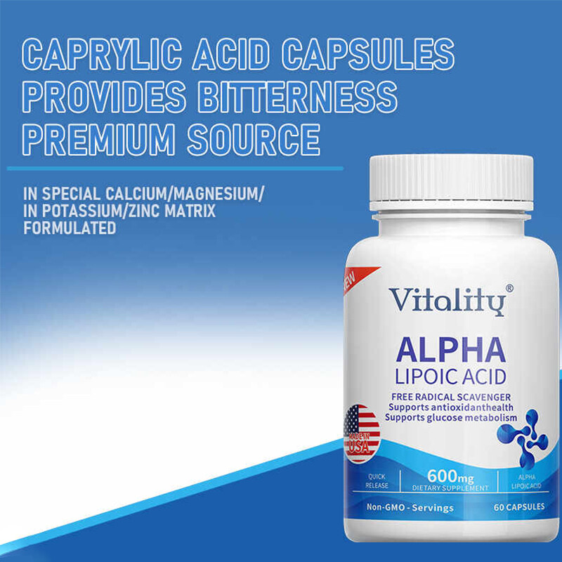 ALPHA LIPOIC ACID extract capsule FREE RADICAL SCAVENGER Supports antioxidant