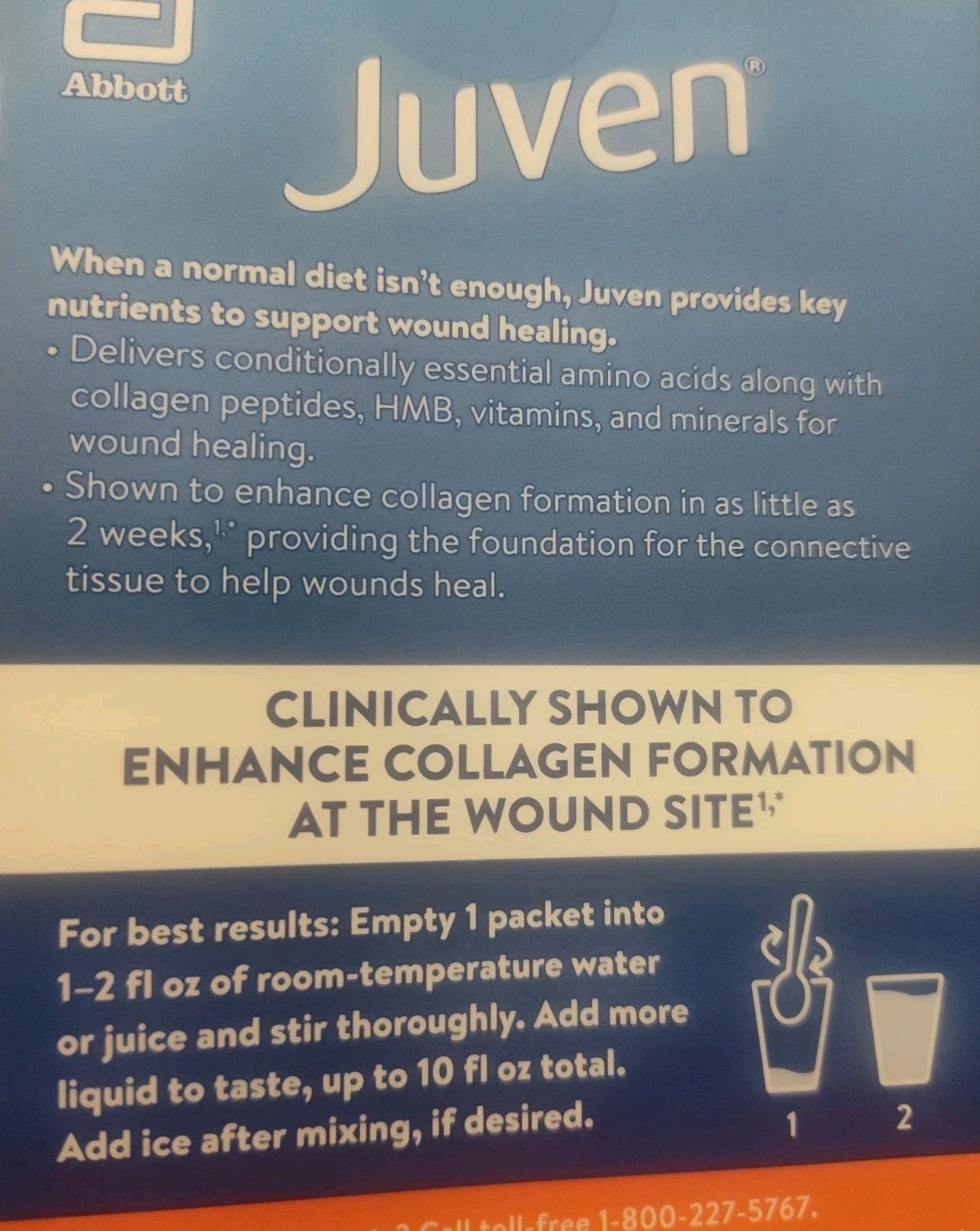 8 Pack Juven Therapeutic Nutrition Powder For Wound Healing ORANGE Exp 10/2027