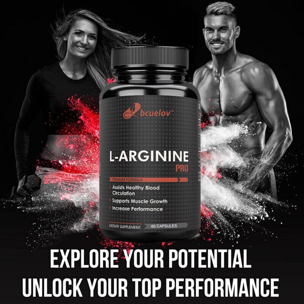 L-Arginin – Nitric Oxide Booster – 800mg- 120 Capsules