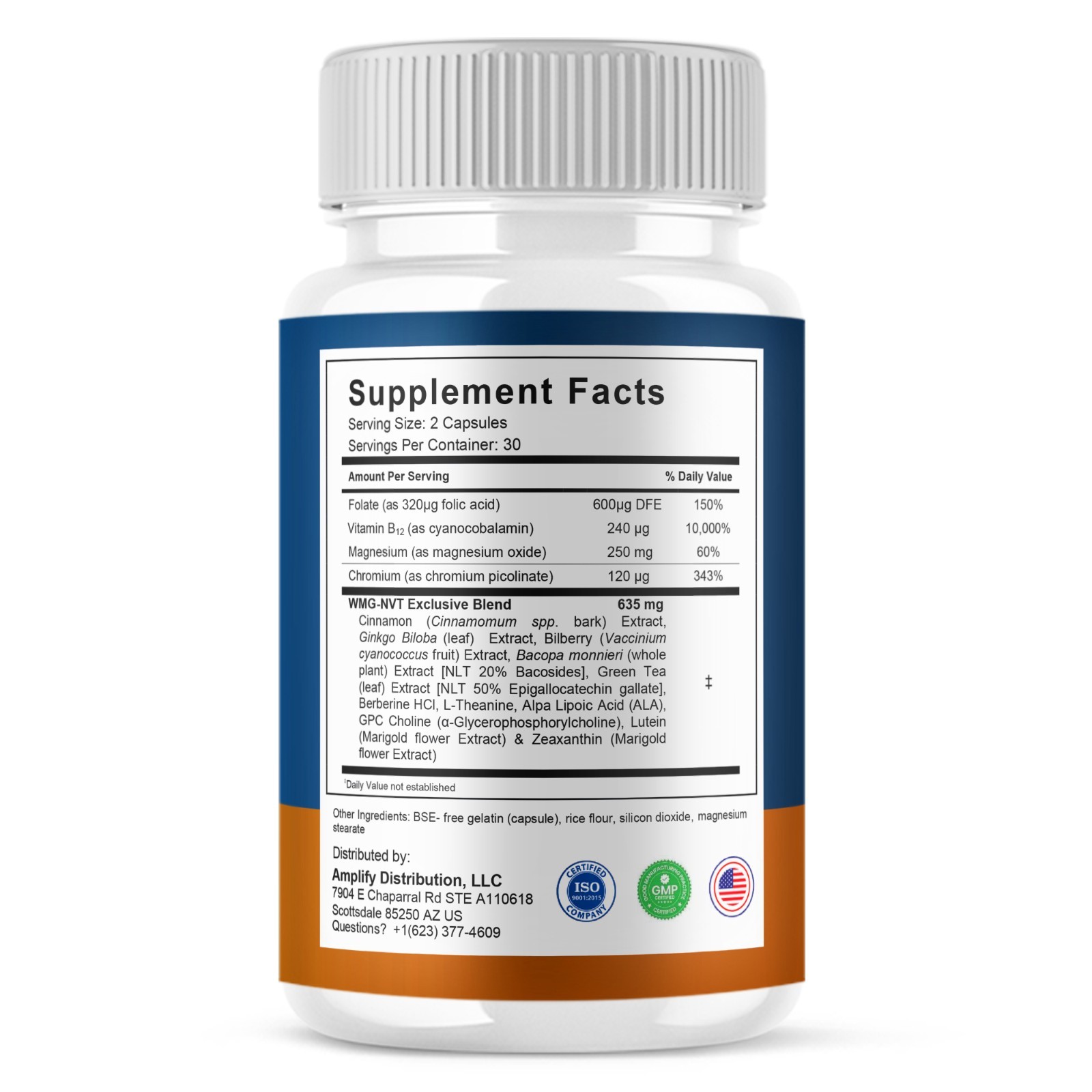 (5 Pack) Neuro Salt Capsules, Neuro Salt Nootropic Supplement (300 Capsules)