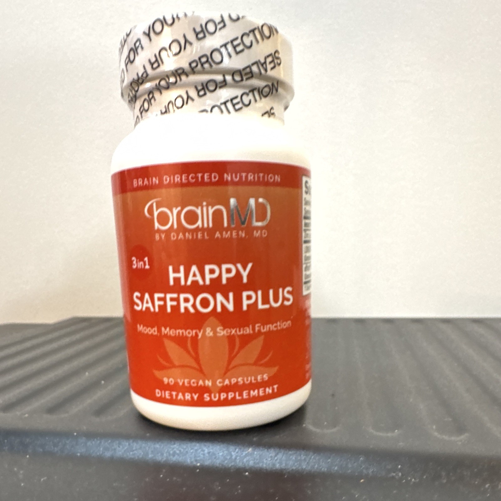 BrainMD Happy Saffron Plus Mood & Memory Support Vegan Capsules 90 Exp 02/2027