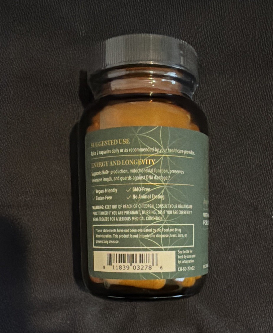 Dr. Henry Ealy Ultimate Cellular Health Capsules w/ NADH, Longevity, 60 ct