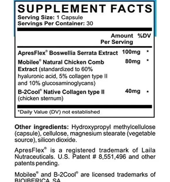 PACK OF 2 – Fisico Arthrozene Natural Joint Health Supplement 30 Capsules – NEW.