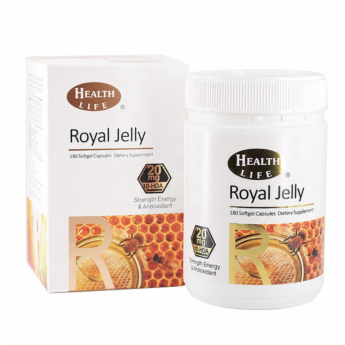 [Health Life] New Zealand Royal Jelly 10HDA-20mg 180 Softgel Capsules