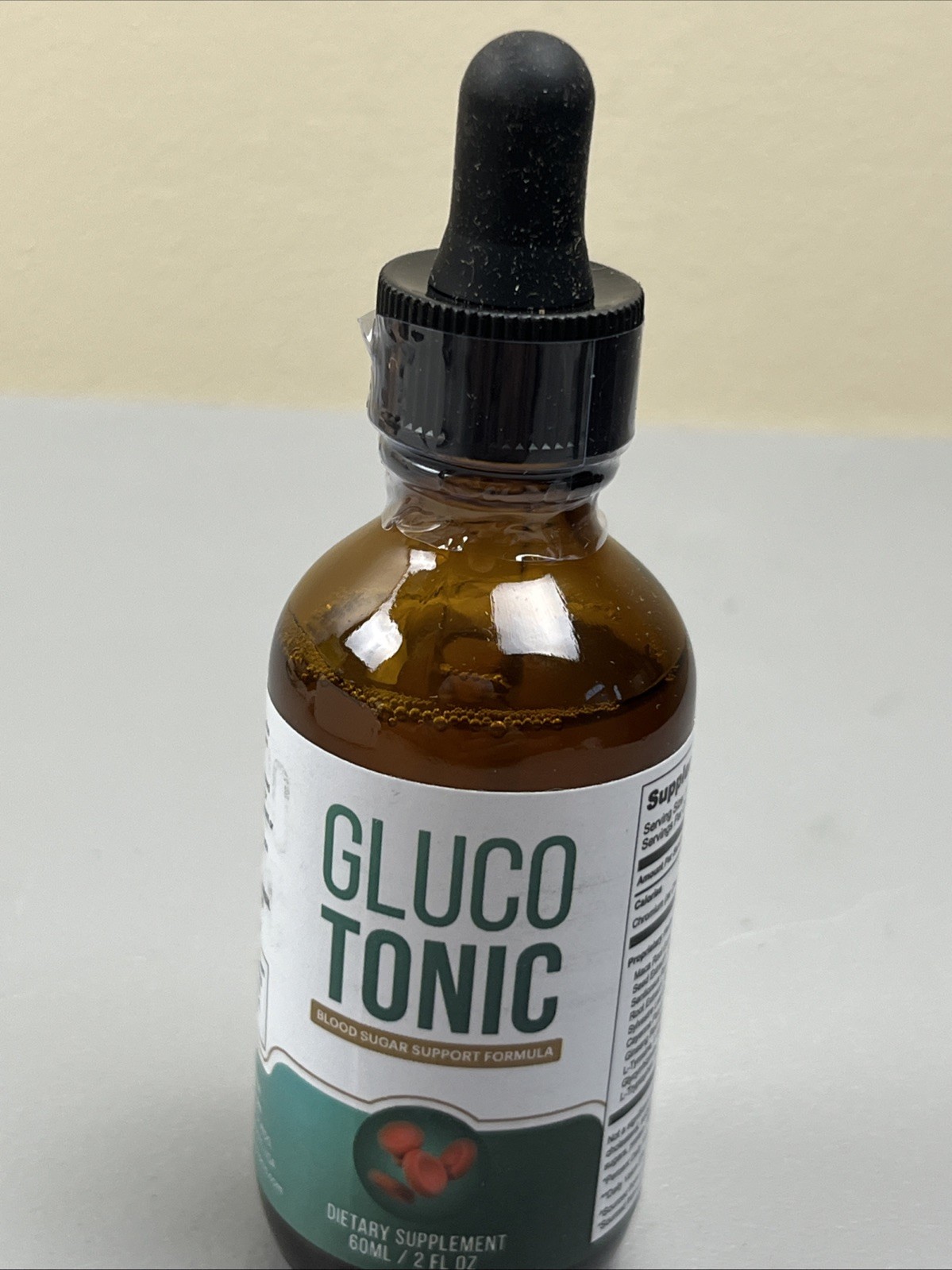 Gluco Tonic Blood Support Formula Dietary Supplement 2 FL OZ 02-2027 Exp Free Sh