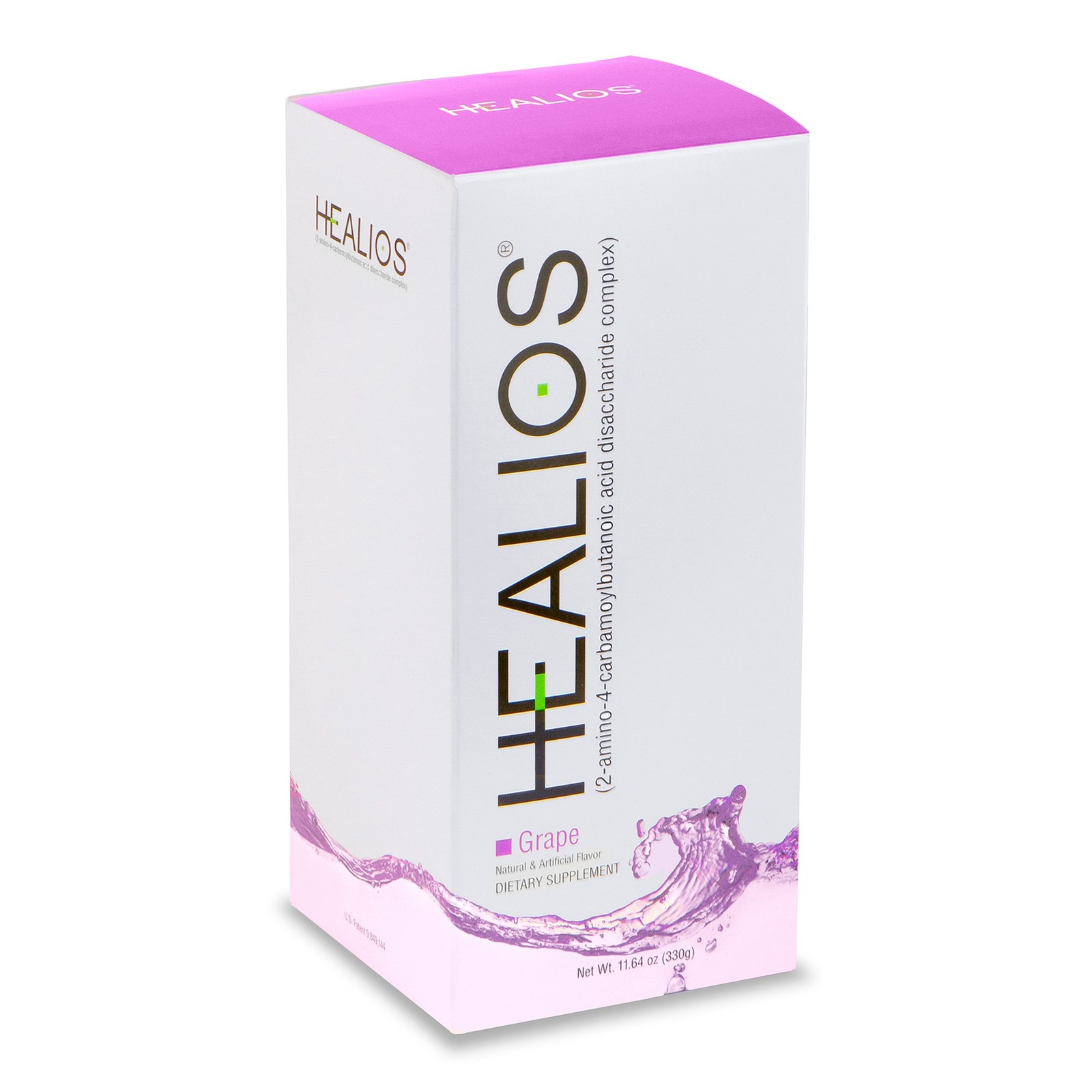 Healios Oral Health Supplement Powder for Mouth Sores & Mucositis – Grape Flavor