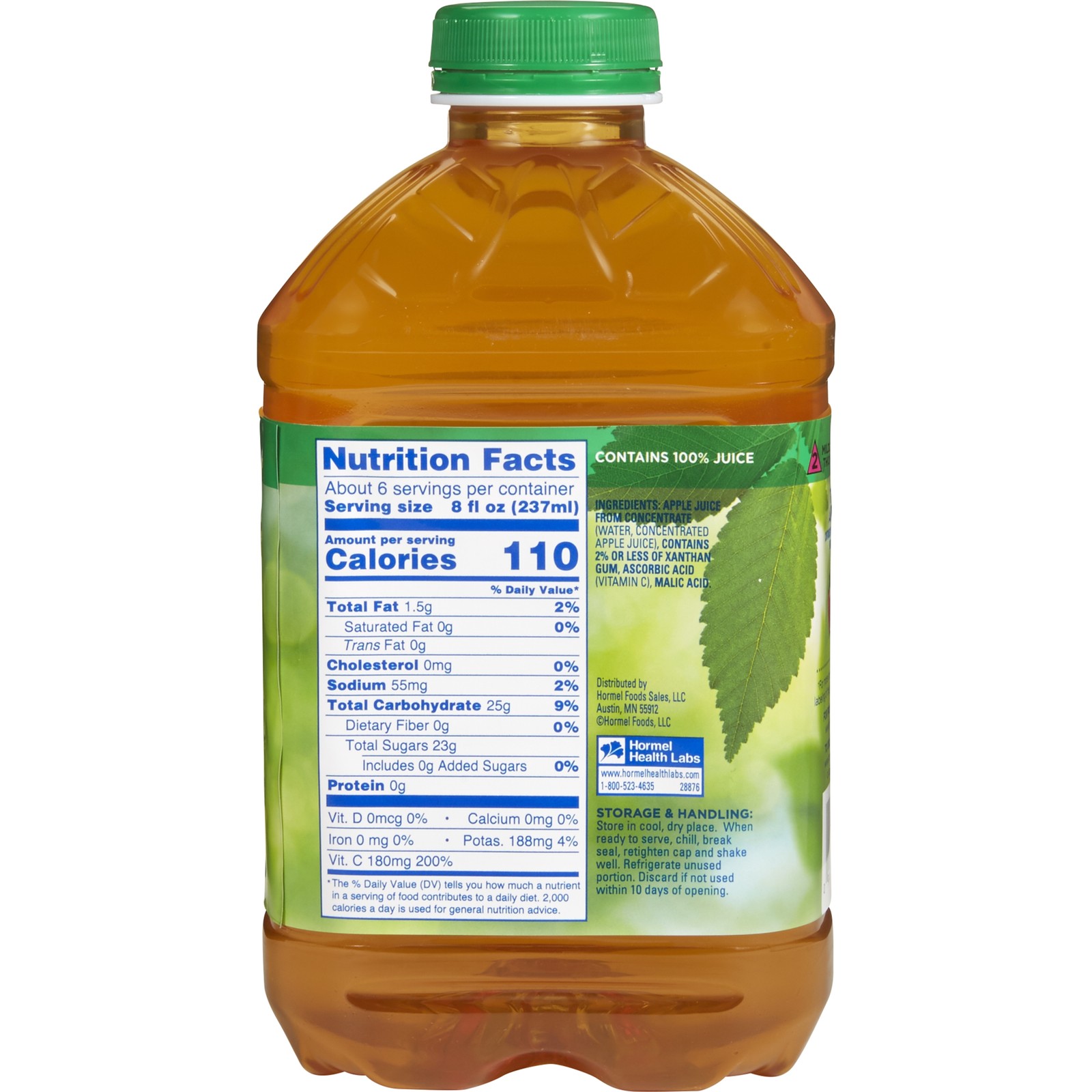Thick & Easy Thickened Beverage Apple 46 oz. Bottle
