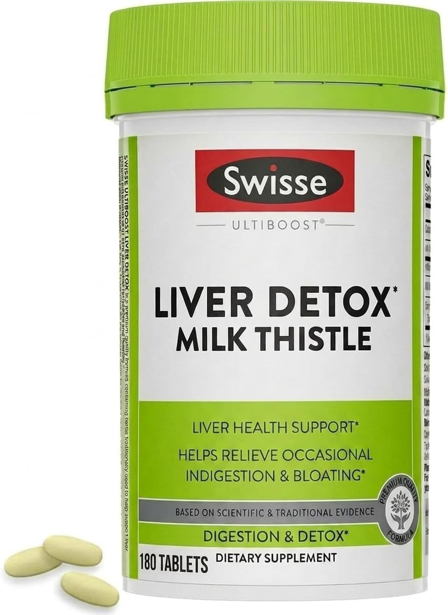 Swisse Milk Thistle Liver Detox – 180 count – 07/2028+