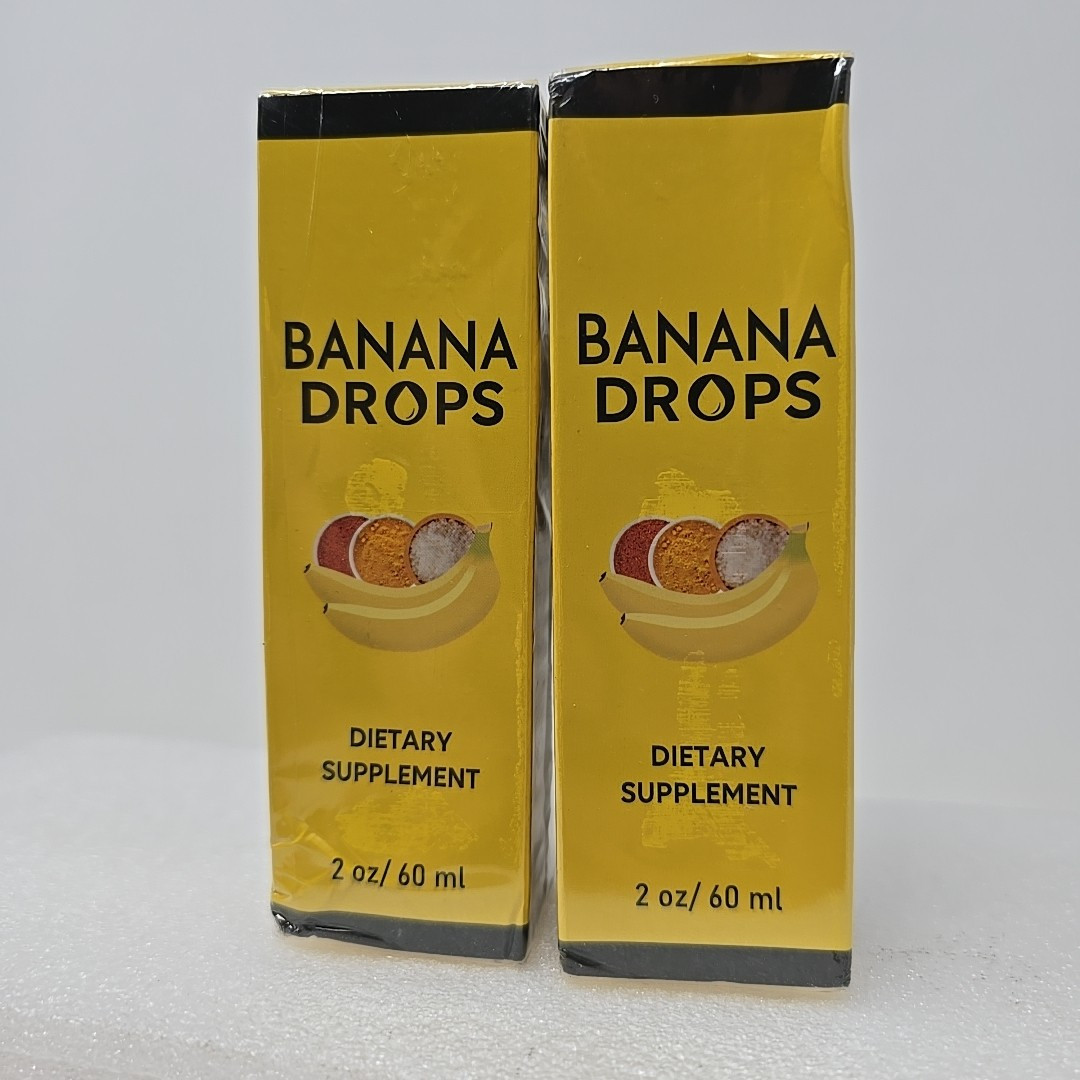 2 Banana Drops for Weight Loss Liquid Supplement Banana Drops Dietary Supplement