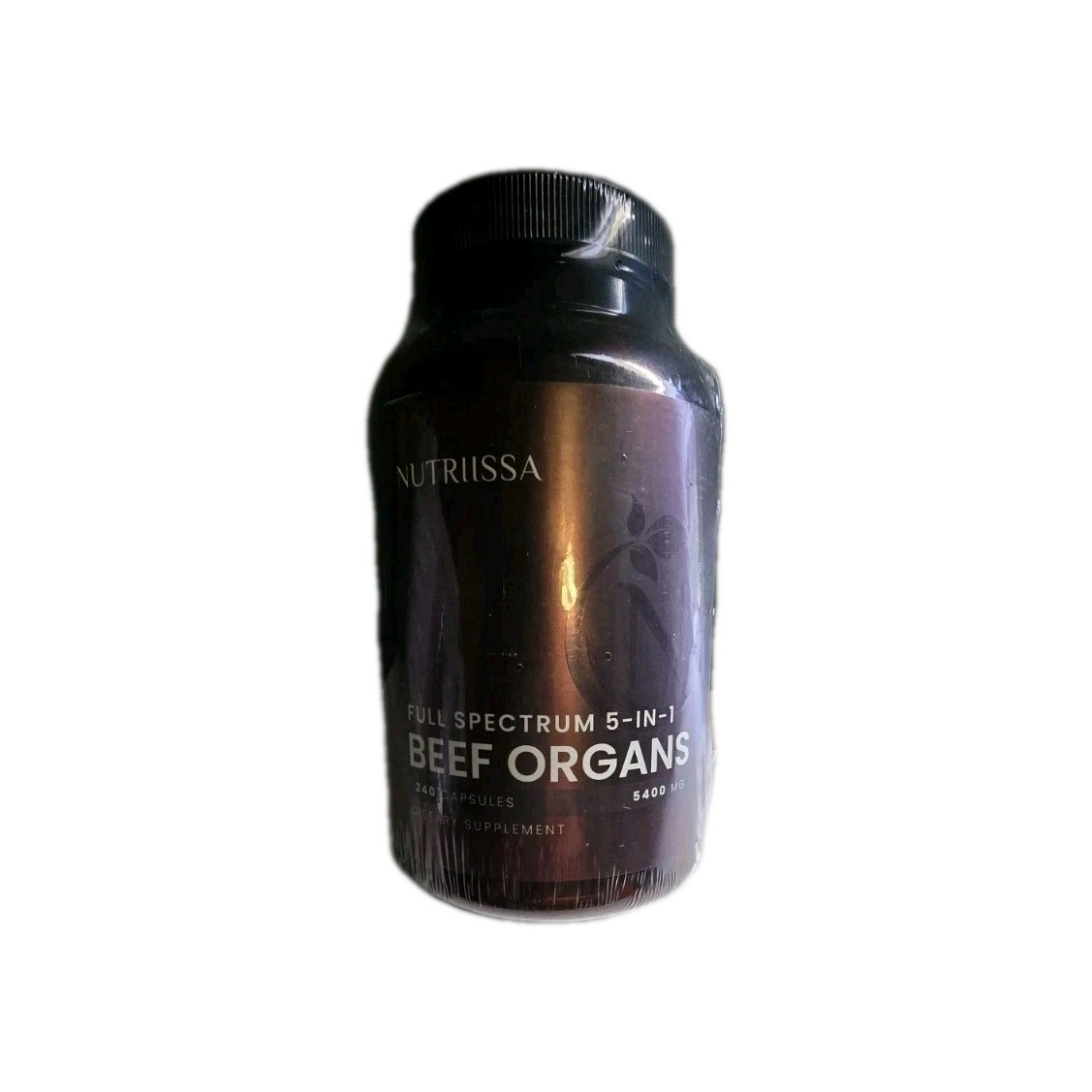Nutriissa Full Spectrum 5 In 1 Beef Organs 5400mg 240 Count Exp 1/2028