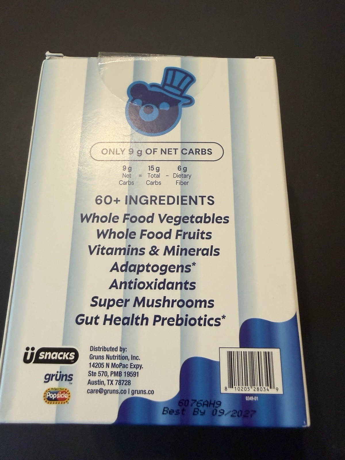 grüns Superfoods Greens Gummies 11 Packs Gut & Energy Support Cherry – READ