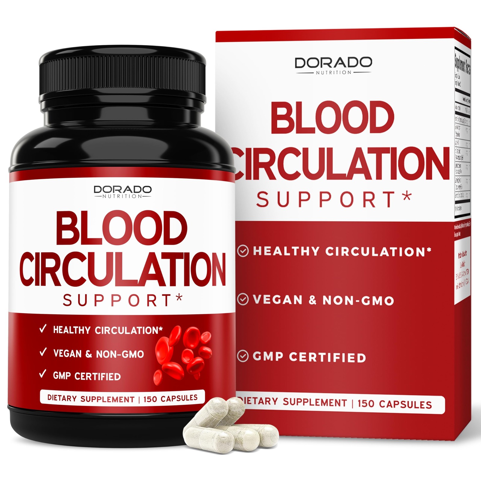 Blood Circulation Supplements with Diosmin & More (150 150 Count (Pack of 1)