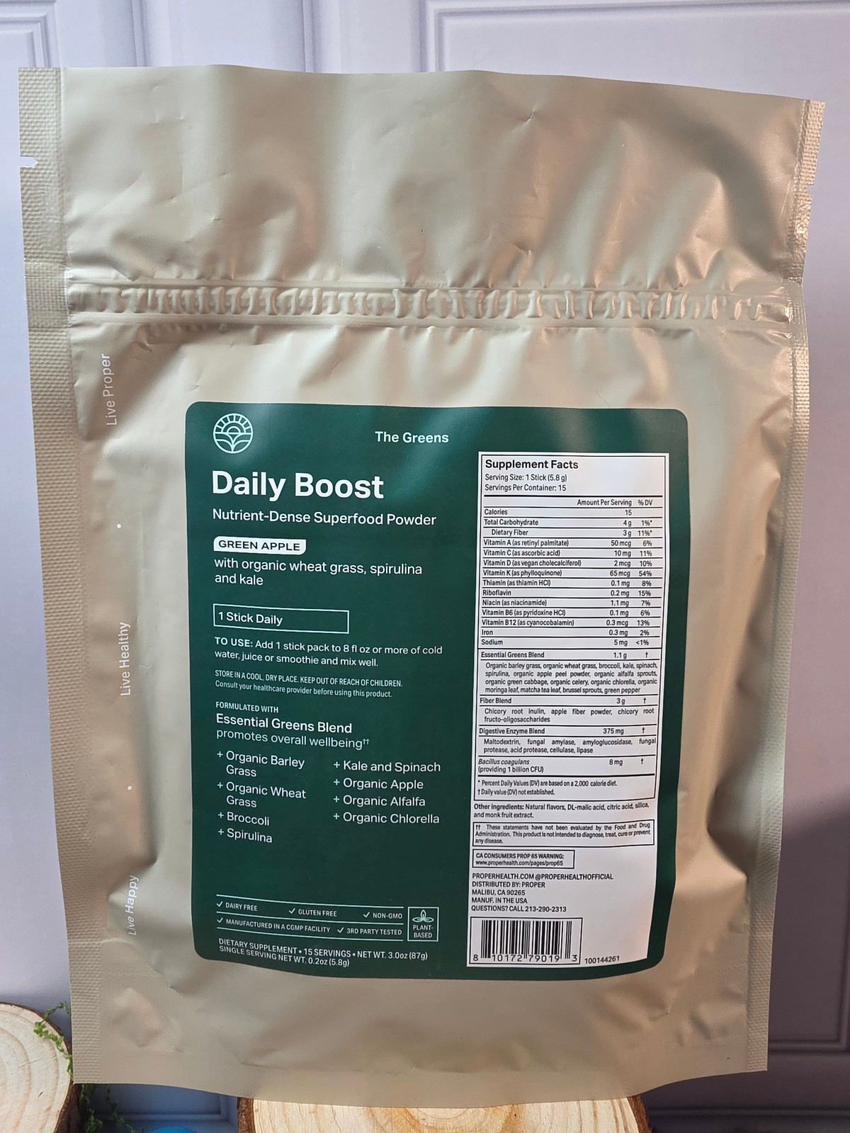 Proper Nutrient Dense Superfood Powder with Natural Flavor – Energy Boost