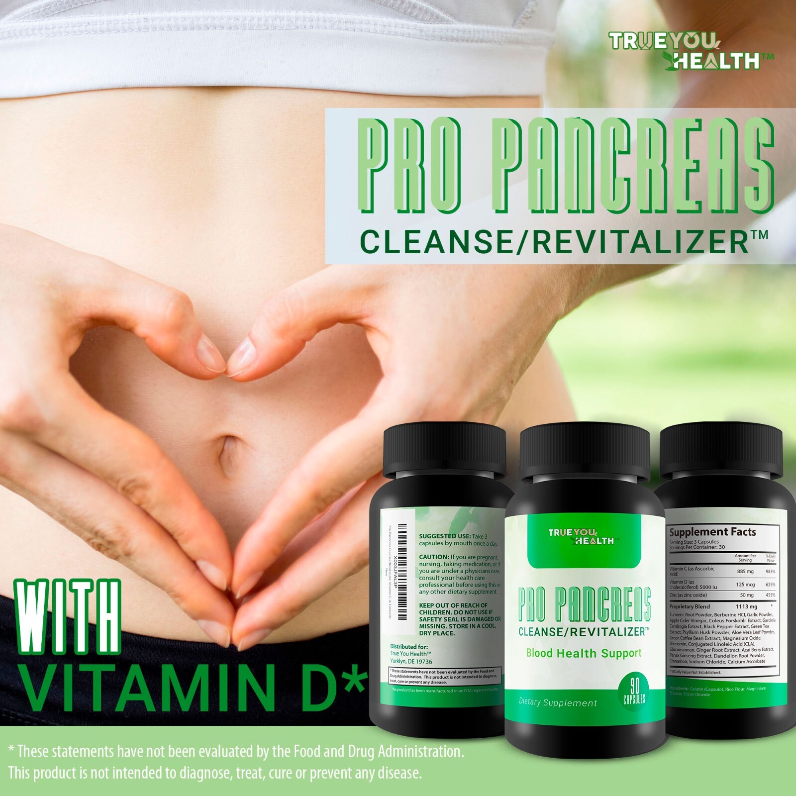 Pro Pancreas Cleanse/Revitalizer – Support Pancreas and Blood Health