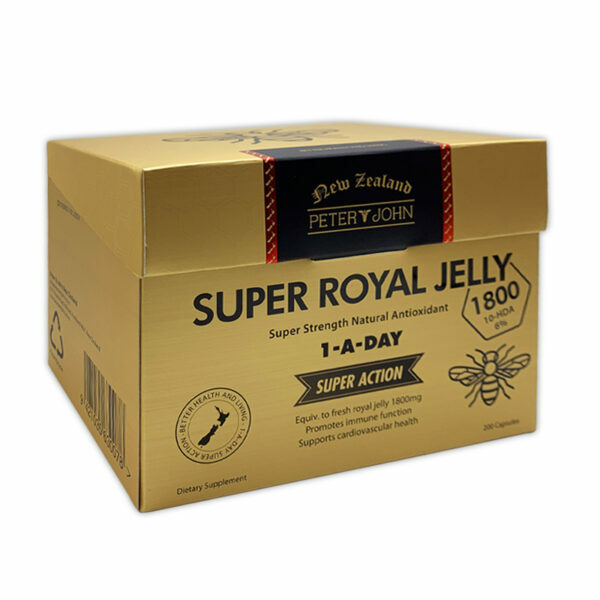Peter & John New Zealand one a day Super Royal Jelly 1800mg 200 capsules