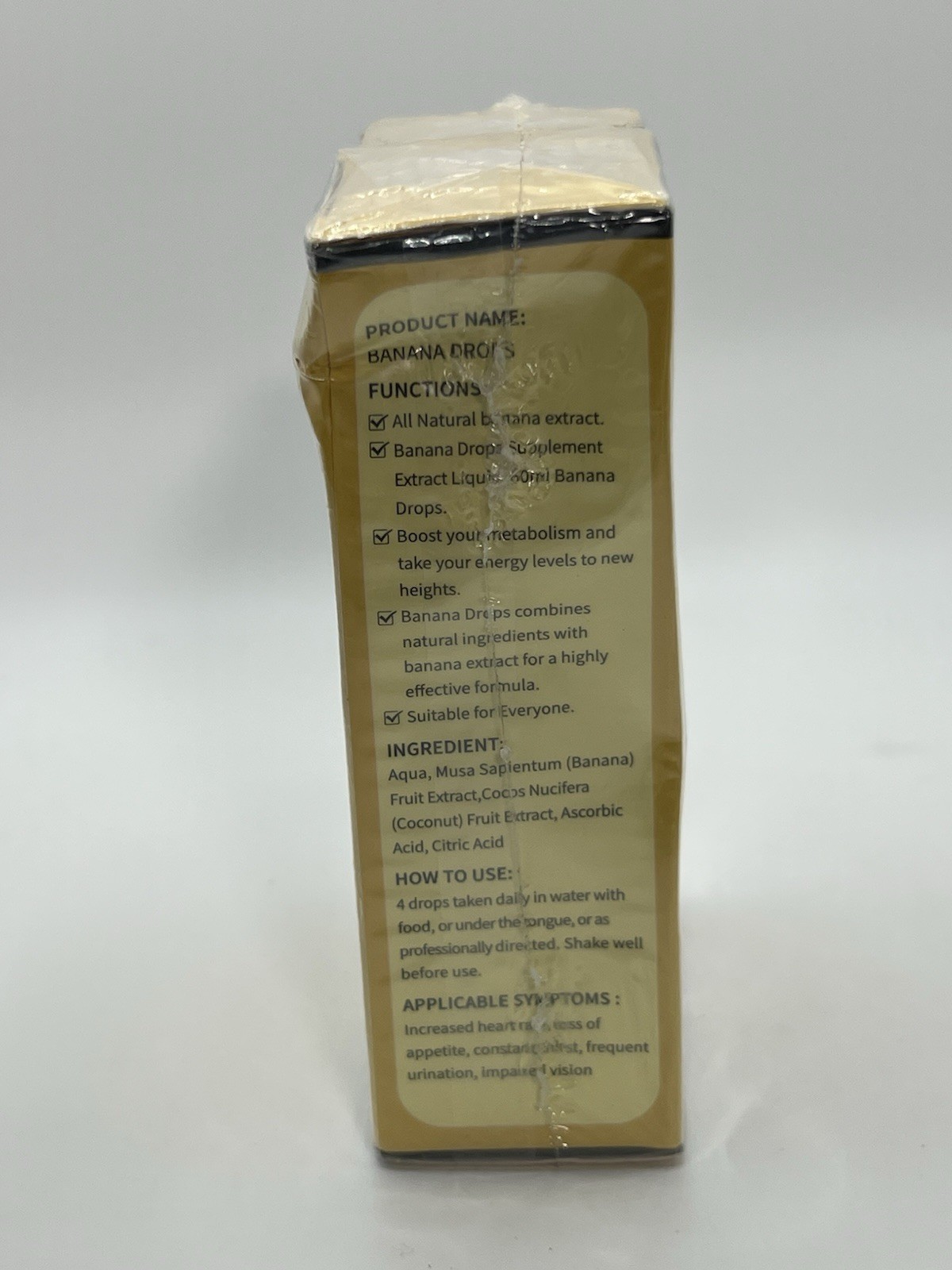Banana Drops Dietary Supplement 4 Oz