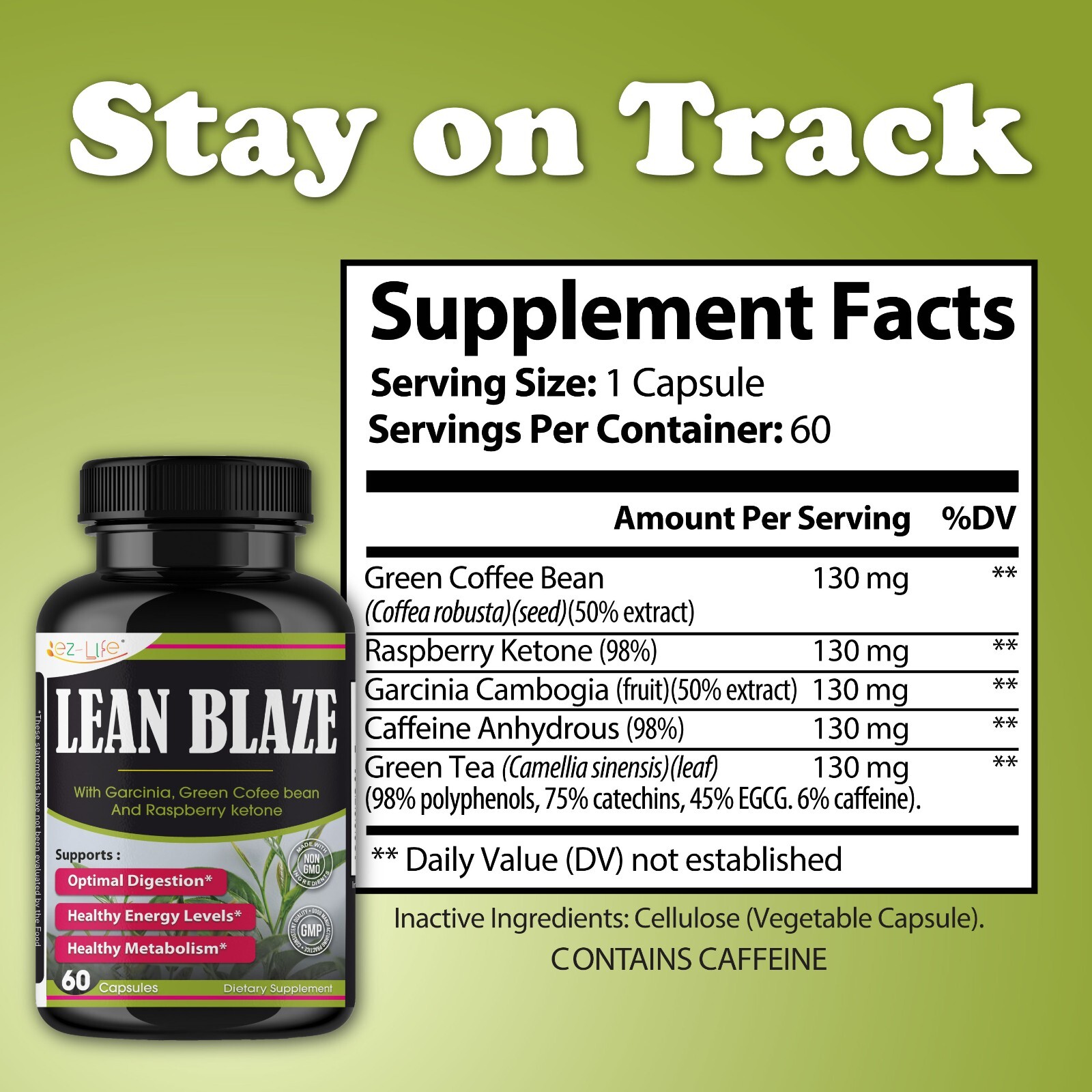 Fat Burner for Men | Weight Loss | Metabolism Booster | Appetite Suppressant