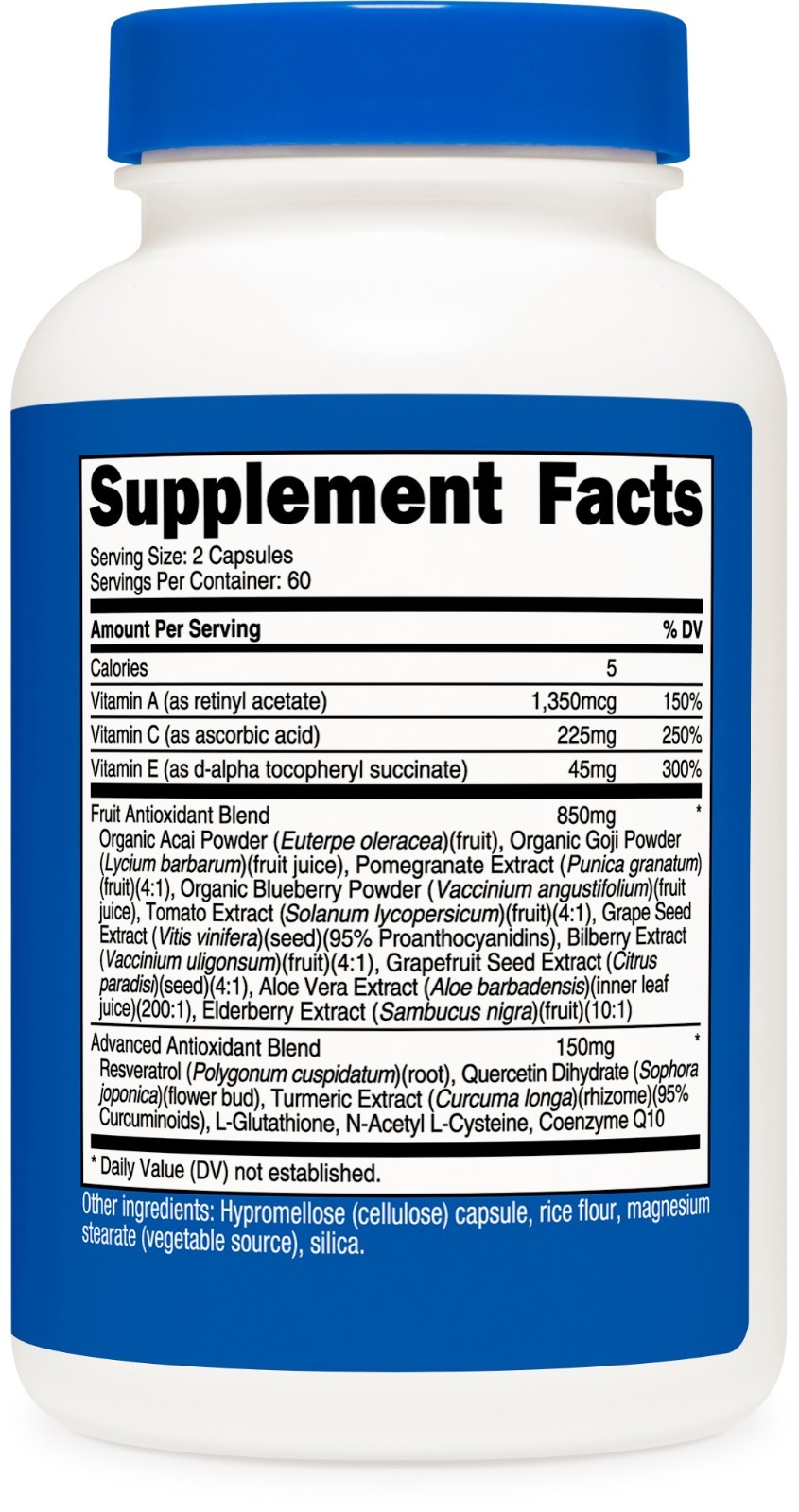 Nutricost Super Antioxidants (1000mg) 120 Capsules – Antioxidant Supplement