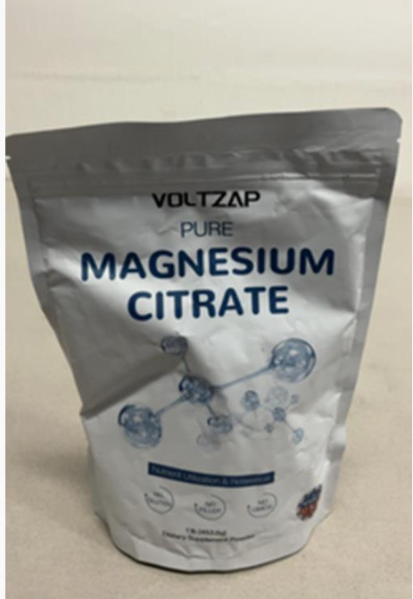 Voltzap Pure Magnesium Citrate 1 lb