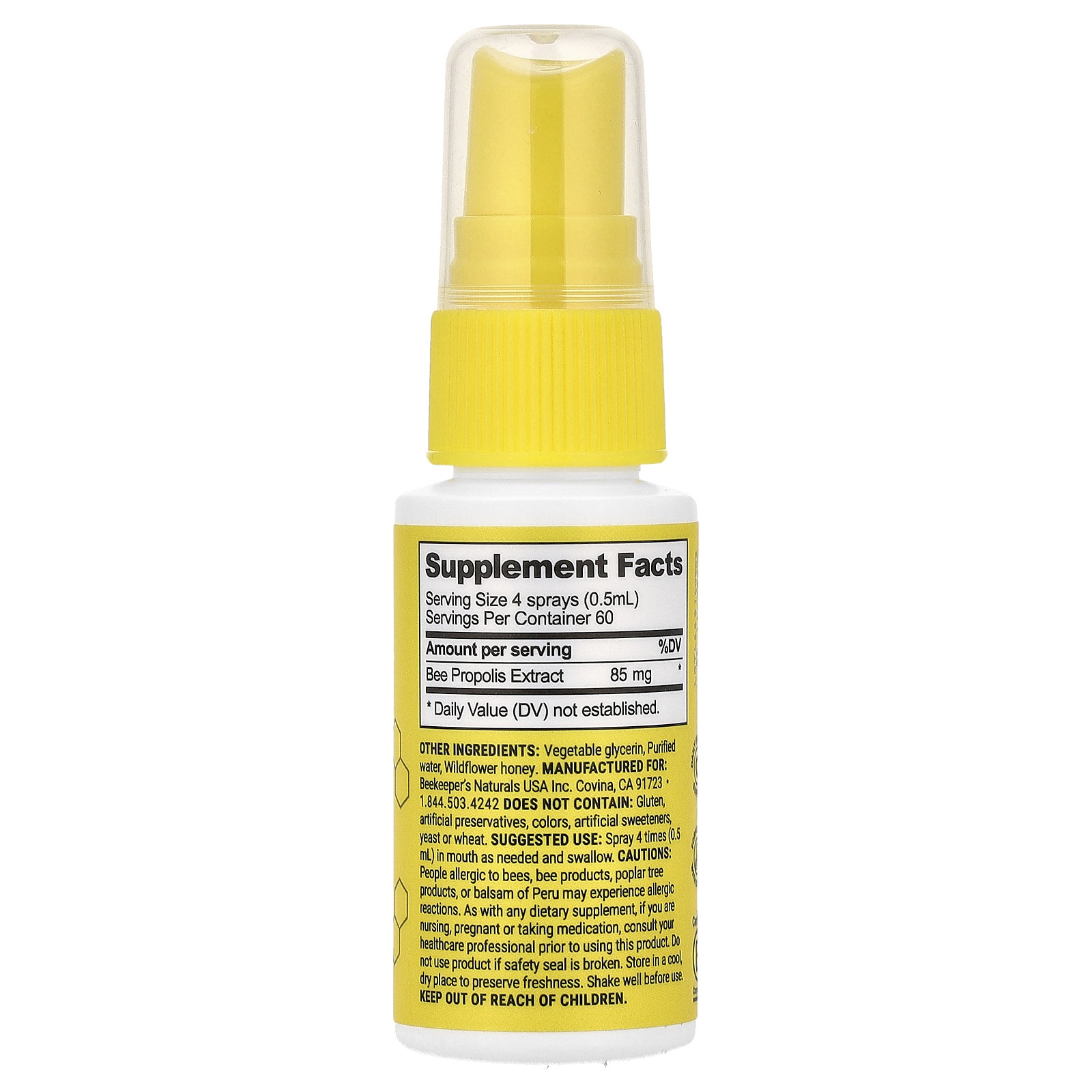 Propolis Immune Support, Daily Throat Spray, 1.06 fl oz (30 ml)