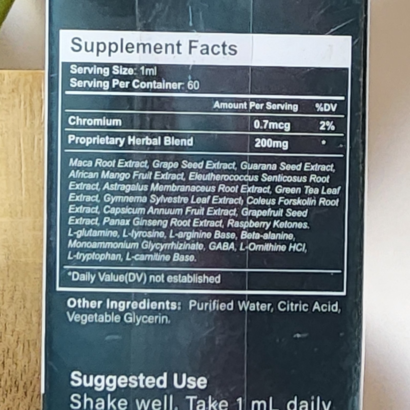 AGINIZE Tinnitus Support Drops – Organic Herbal – Anti Ringing 60ml – SEALED BOX