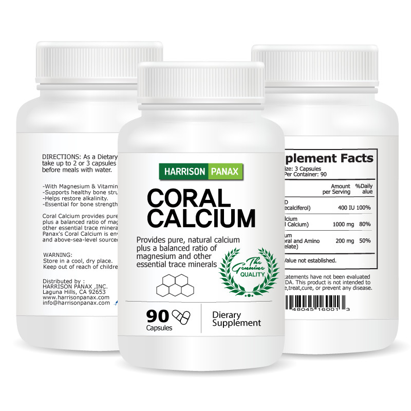 Coral Calcium, Improves Bone Health, Bone Density, Fortifies Tooth Enamel