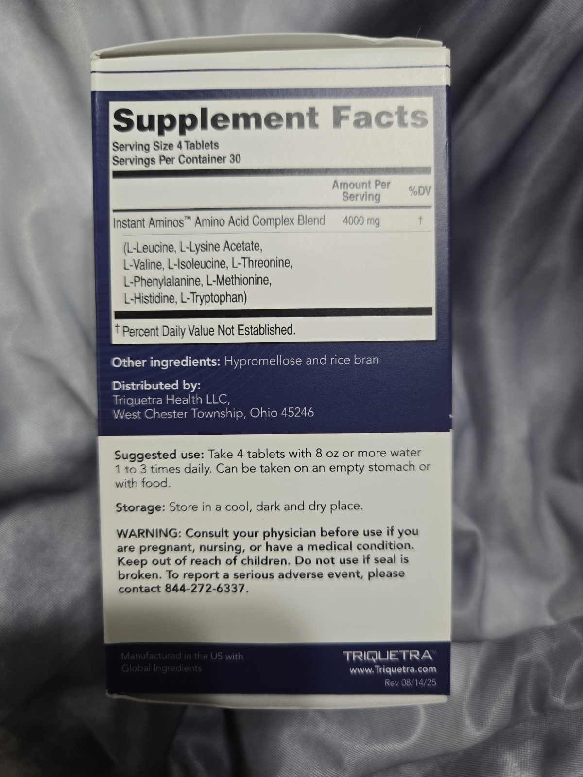 Triquetra Instant Aminos Dietary Supplements