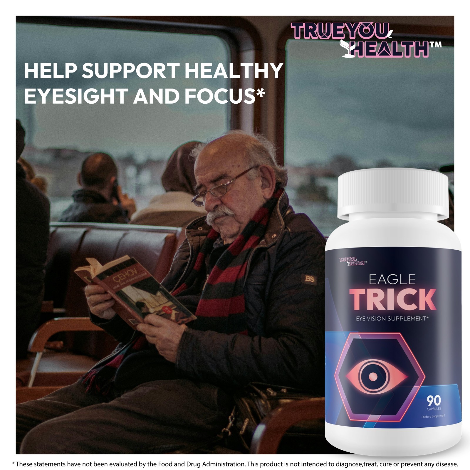 Eagle Trick – Our Best Clear Vision Capsule – Natural Vitamins to Improve Eye