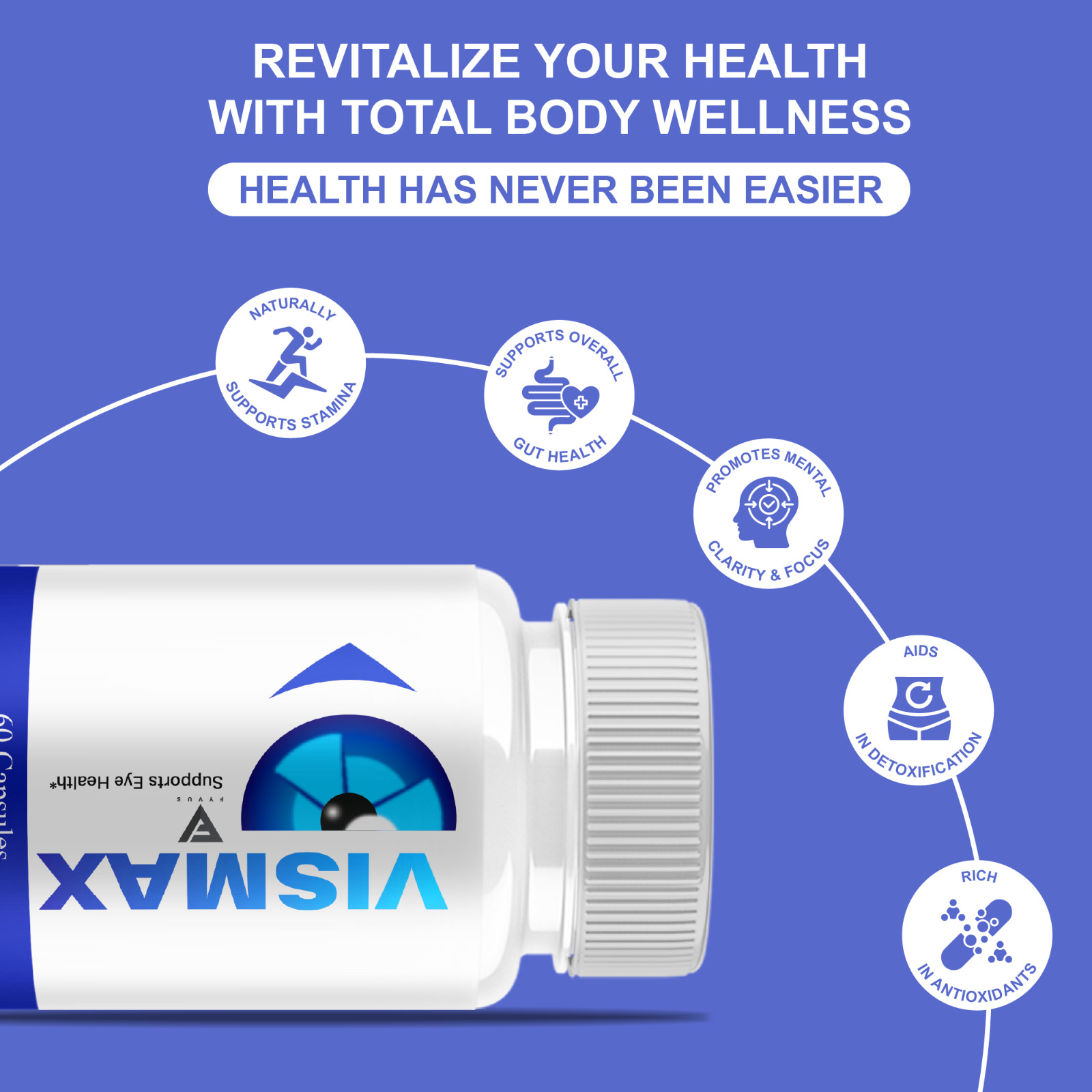 (3 Pack) VisMax Premium Eye Health Supplement, VisMaxx Advanced (180 Capsules)