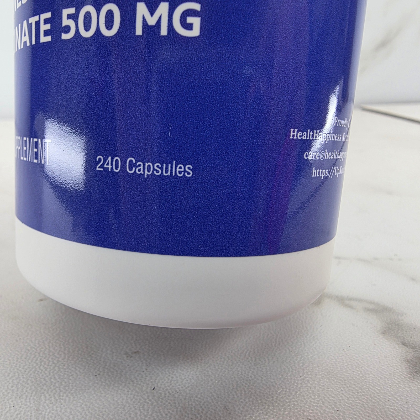 Upnourish Magnesium Glycinate 500mg 240 Capsules Dietary Supplement EXP 06/26