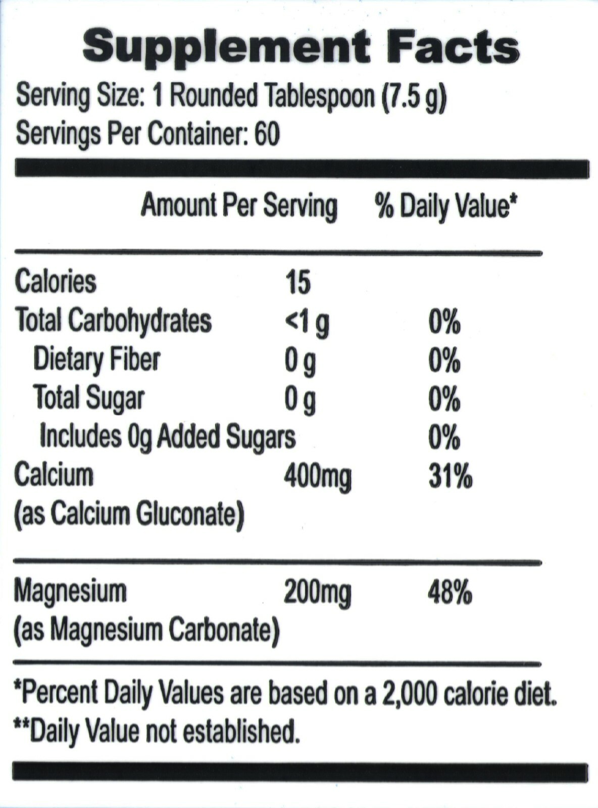 Peter Gillhams Classic Calmag,16oz/450g,Original 2:1 Formula.Anti Stress/Sleep