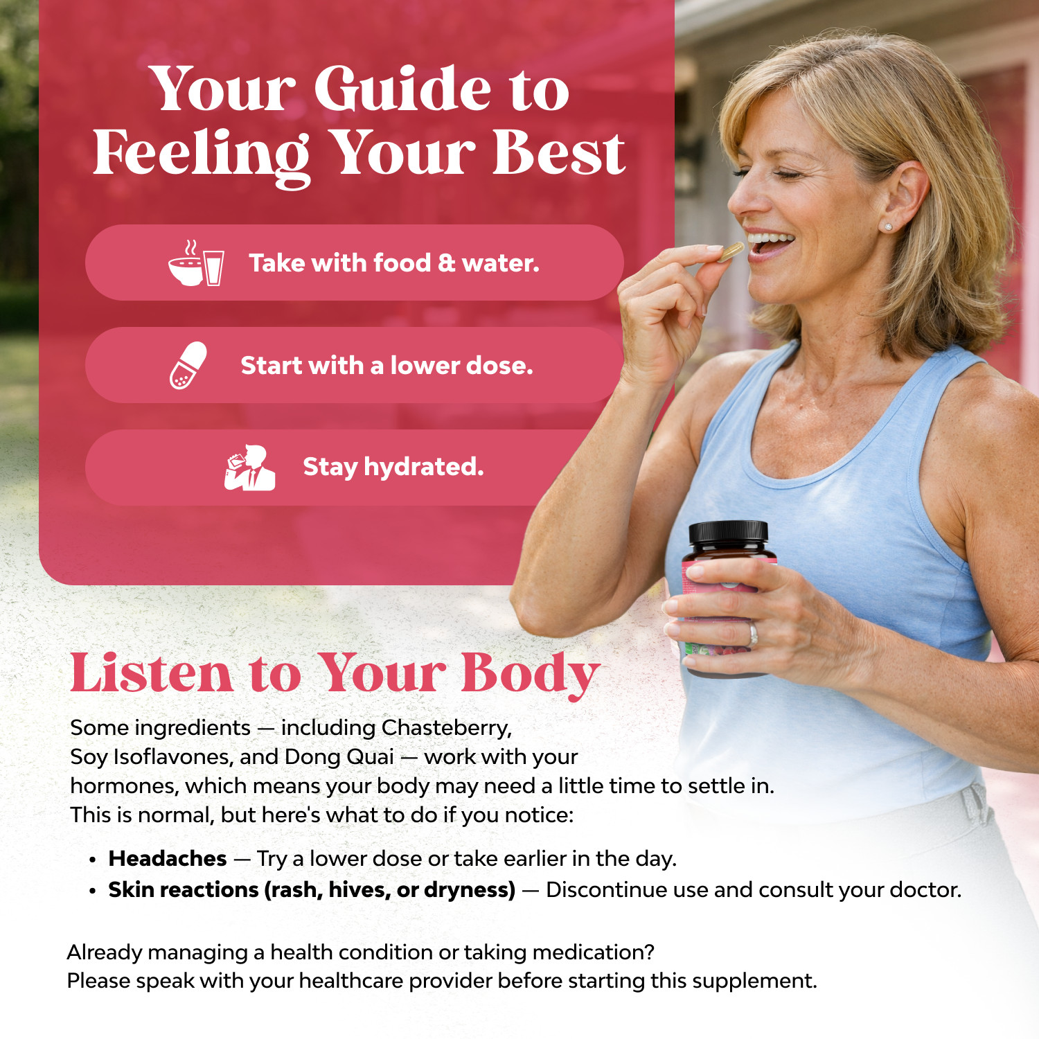 Complete Herbal Menopause Supplement for Women – Hormone Balance 90ct