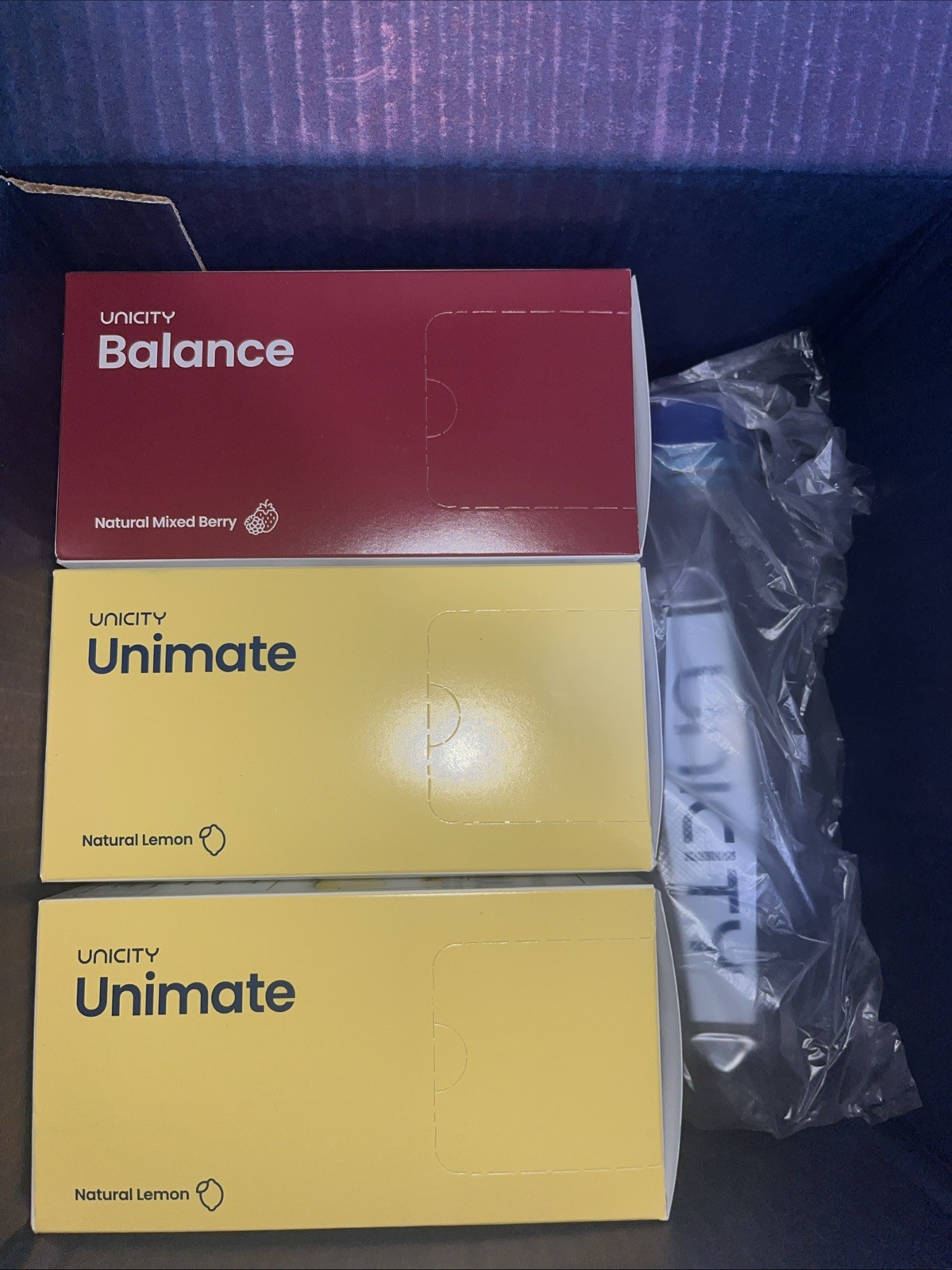 Unicity Unimate Lemon 60 Pkt And 30 Balance 02/28 SEALED