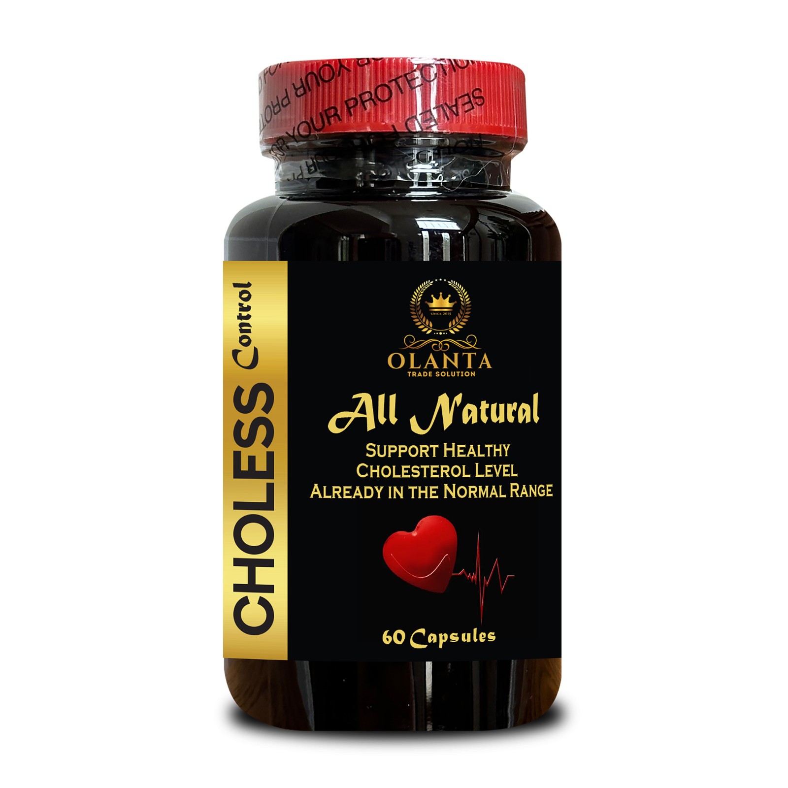 Choless Control Herbal Daily Supplement for Cholesterol Wellness | Niacin Garlic