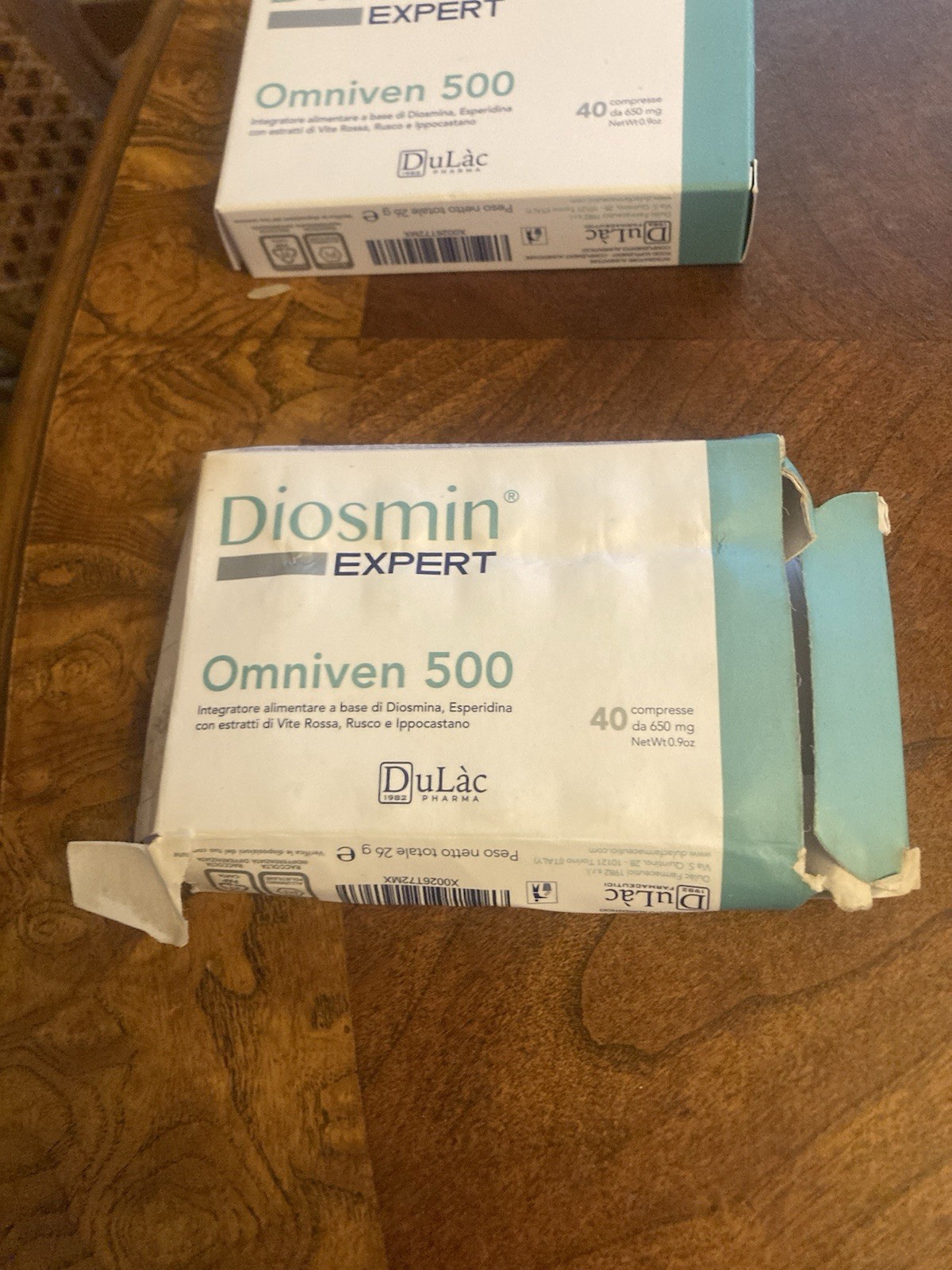 DuLac Pharma – Diosmin Expert Omniven 500 Tablets Blood & Circulatory Lot Of 6