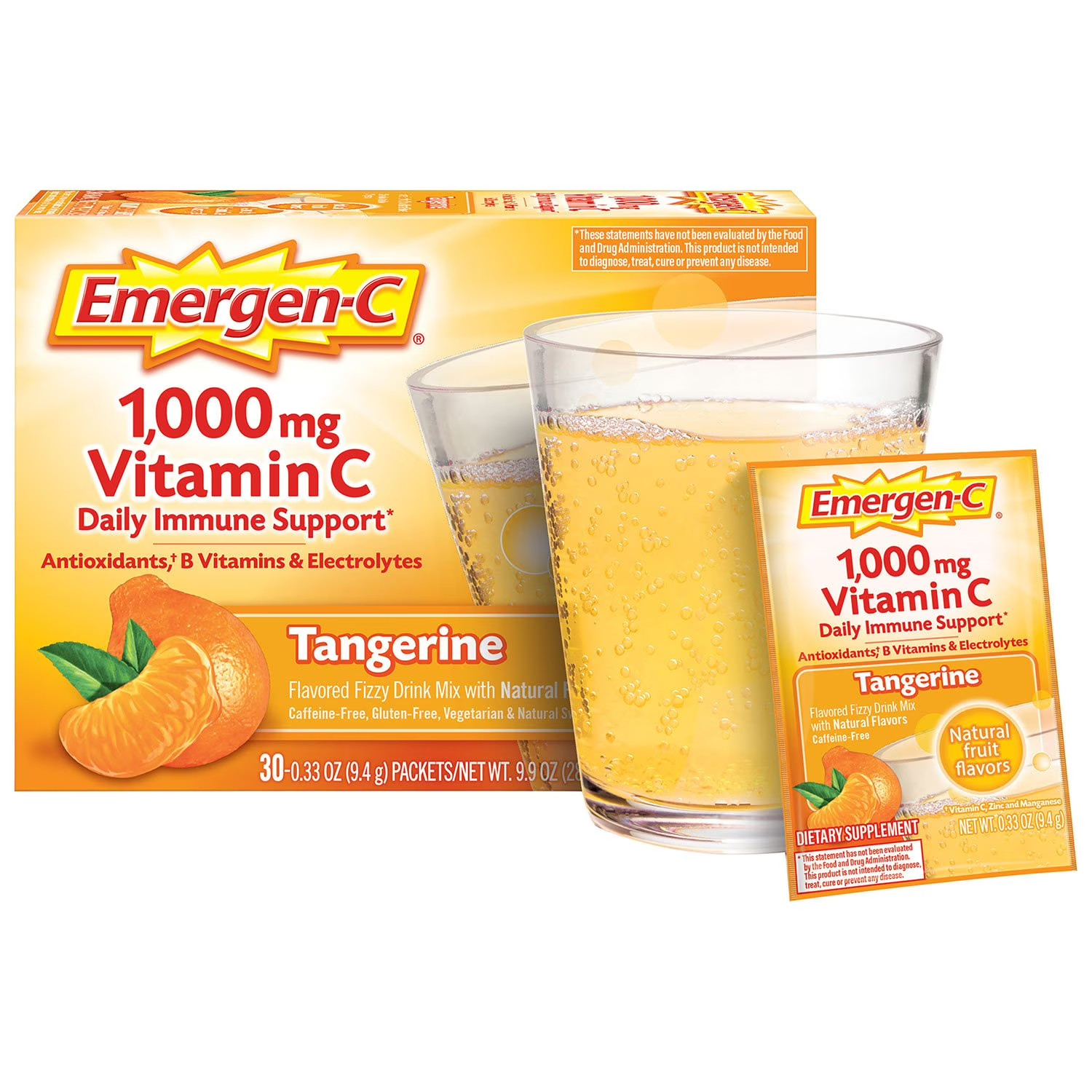 Emergen-C 1,000 mg Vitamin C Dietary Supplement Drink Mix 90 packs