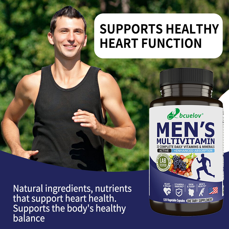 Multi Vitamin for Men Capsules Mens Prostate Multivitamin Multimineral 900mcg