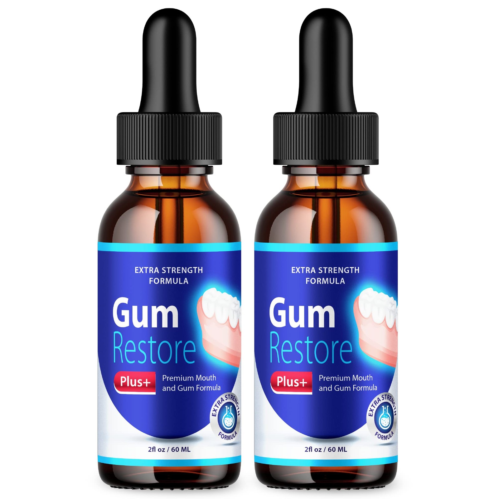 GumRestorePlus Gum Restore Plus Liquid Supplement (2 Pack)