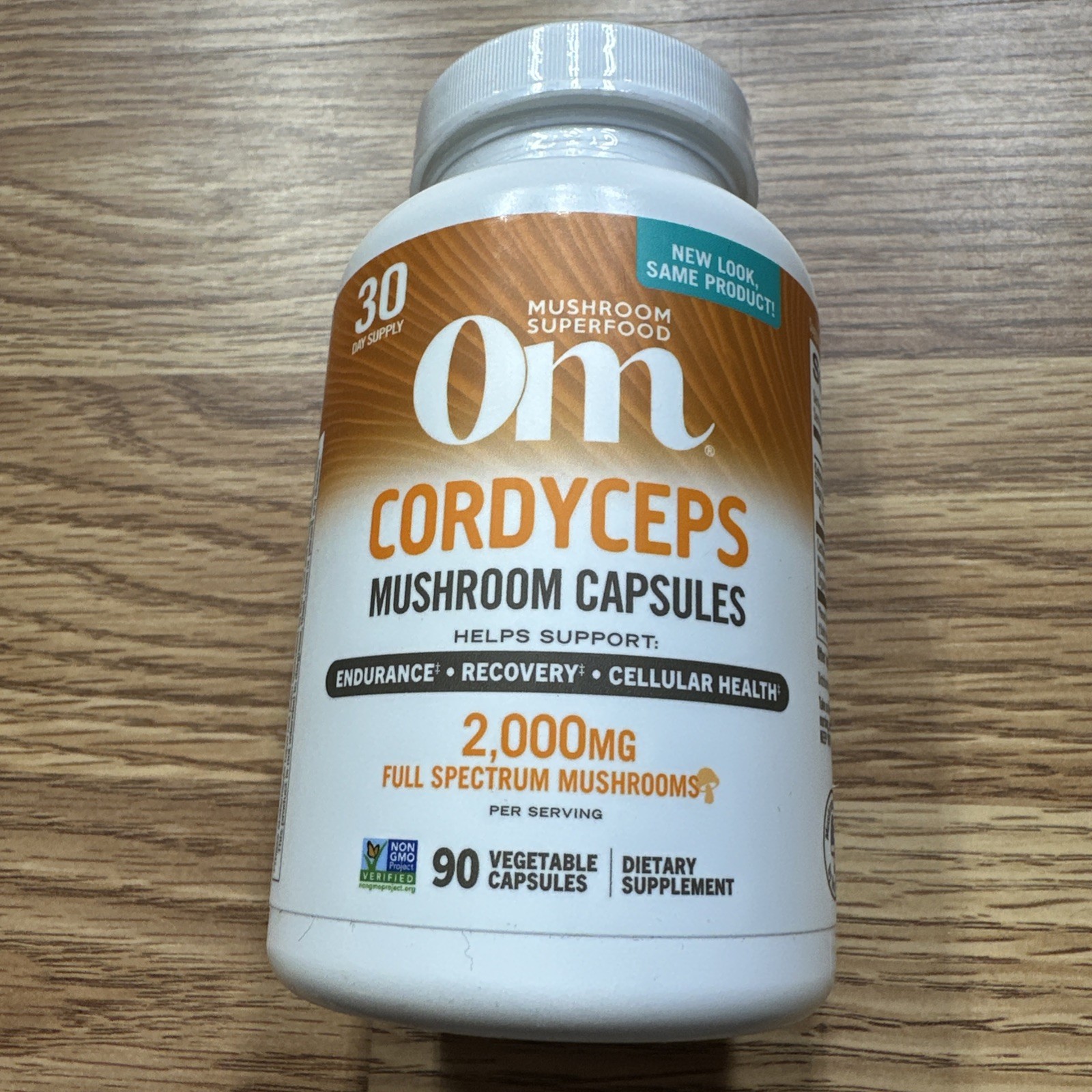 Cordyceps 90 Count Capsules By Om Mushrooms