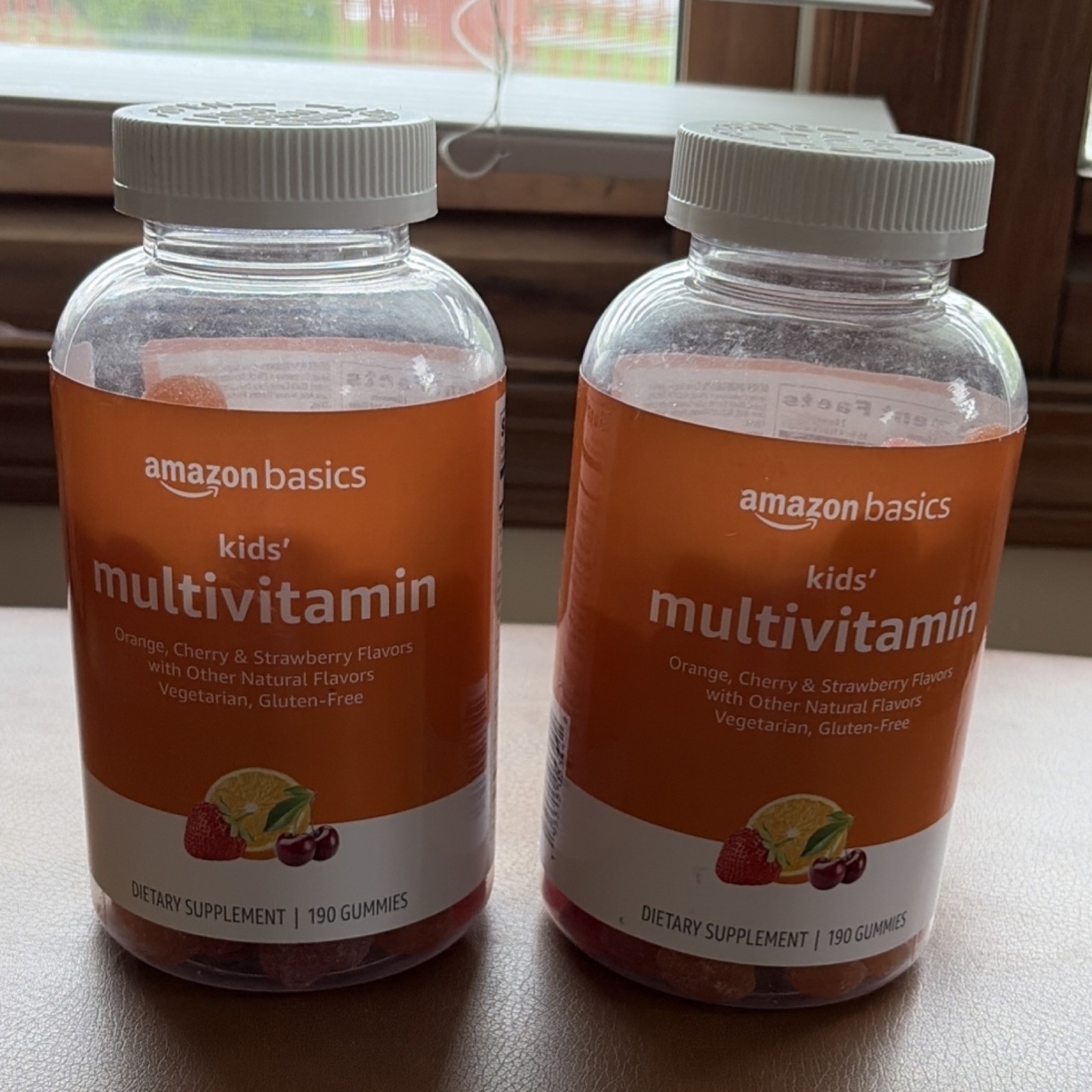 Halal vegetarian Amazon basics Multivitamin Gummy 190 Count